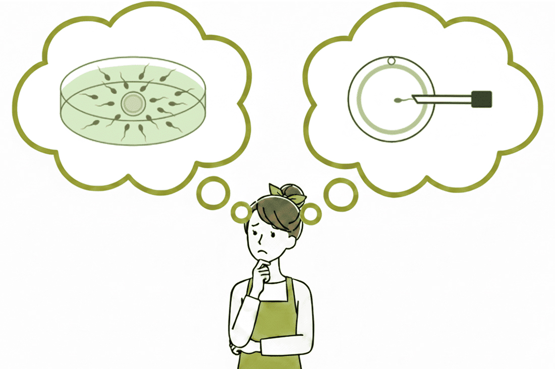 体外受精（cIVF）と顕微授精（ICSI）の違いって何？現役胚培養士が選択基準と成功率データを徹底解説【2025年最新】｜不妊治療なら生殖医療クリニック錦糸町駅前院