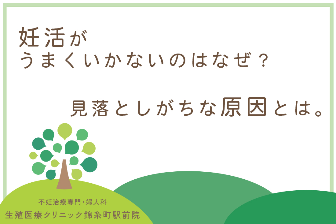 妊活がうまくいかないのはなぜ？生殖医療専門医が教える見落としがちな原因と今すぐできる改善策｜不妊治療なら生殖医療クリニック錦糸町駅前院