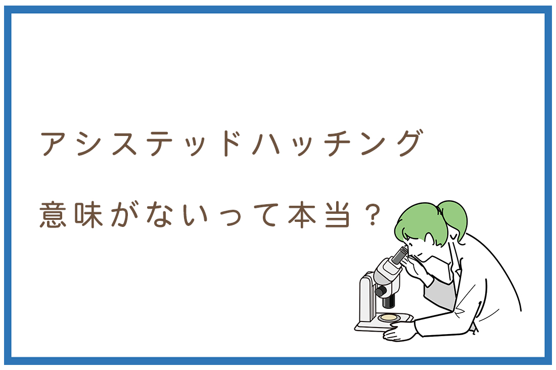 アシステッドハッチング意味ないって本当？｜現役胚培養士が明かすアシステッドハッチングの本当の効果と必要な人の特徴｜不妊治療なら生殖医療クリニック錦糸町駅前院