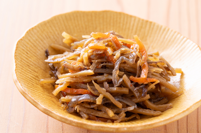 ごぼうとこんにゃくの腸活きんぴら