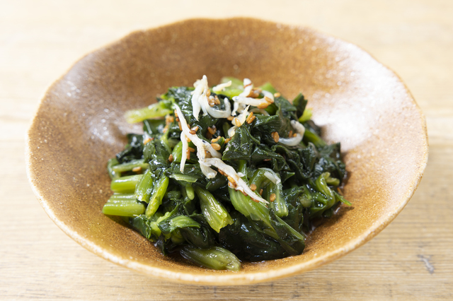 ほうれん草としらすのおひたし