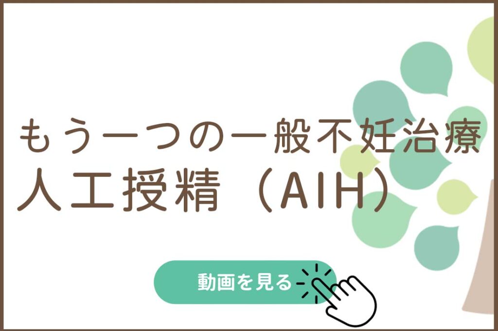 もう一つの一般不妊治療-人工授精（AIH）